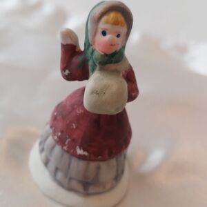 Lemax Christmas Village Waving Girl Figurine
